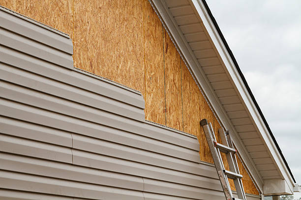 Professional Emergency Siding Repair technician working in Bayport, MN